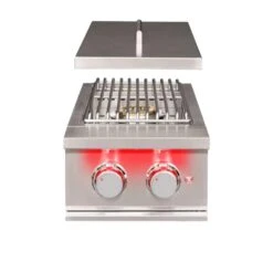 TrueFlame Stainless Steel Propane Gas Double Side Burner -Grill Collection TrueFlame Stainless Steel Propane Gas Double Side Burner 3