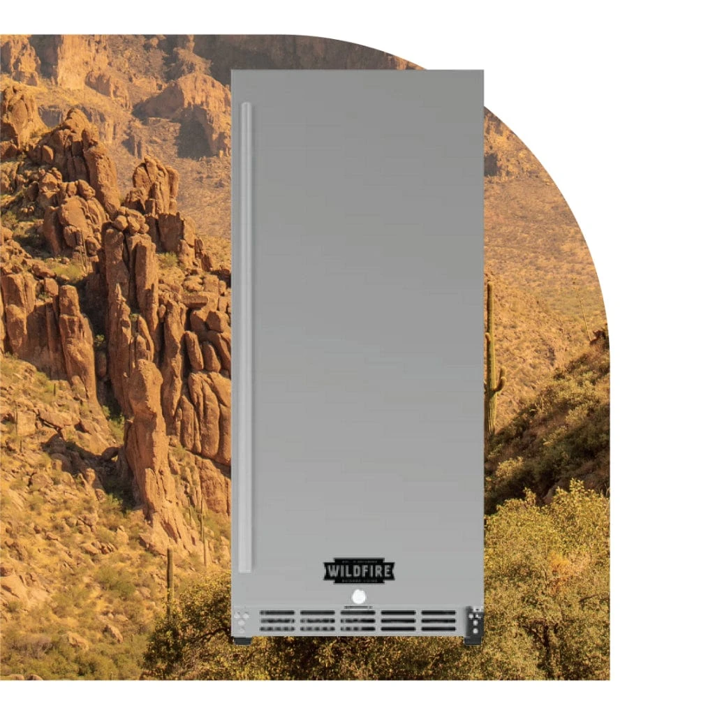 Wildfire 15" Built-In Outdoor Fridge 2 Wildfire 15" Built-In Outdoor Fridge - Image 2