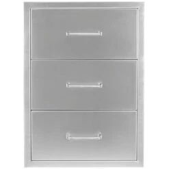 Wildfire 19" X 26" Stainless Steel Outdoor Triple Drawer