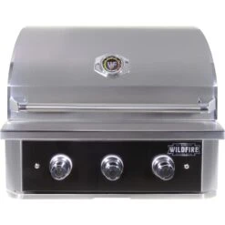Wildfire Ranch Pro 30" Black Stainless Steel Built-In Liquid Propane Gas Grill